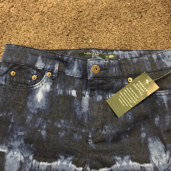 NWT Lauren Ralph Lauren Size 4 Skinny Jeans - Picture 2 of 3